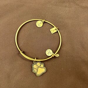Alex and Ani bracelet with dog charm